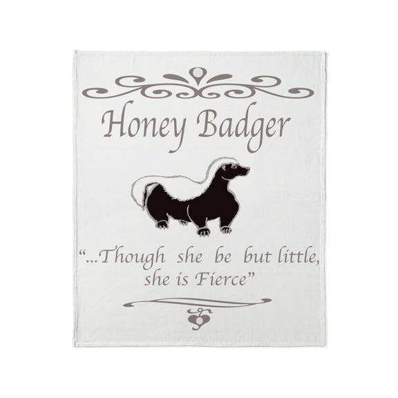 CafePress - THOUGH SHE BE BUT LITTLE SHE IS FIER Throw Blanket - Soft Fleece Throw Blanket, 50"x60" for All Ages