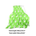 thumbnail image 3 of Drses‌‌ Flannel Halloween Cute White Ghost Festival Shawl Blanket Nap Blanket, 3 of 7
