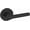 Black, variant on Baldwin 5137056PRIV 5137.PRIV 5137 Privacy Door Lever Set with 5046 Rose from The Estate Collection