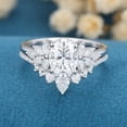 thumbnail image 2 of Silvago Jewel 14K White Gold Plated Ring - Prong Set 1.8 Ct Oval Cut Lab Created Diamond Ring - Simple Engagement Wedding Solitaire Ring - Engagement Wedding Solitaire Ring for Her - Gifts for Mom, 2 of 7