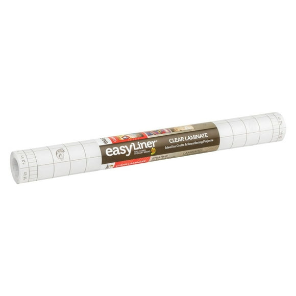 EasyLiner Contact Paper Adhesive Laminate, Clear, 18 in. x 24 ft., 20in x 20ft,