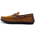 thumbnail image 3 of Aston Marc Men's Penny Loafer Shoes, Casual Slip-On Moccasins with Leather Detailing, Comfortable & Stylish, Sizes 8-13, 3 of 6