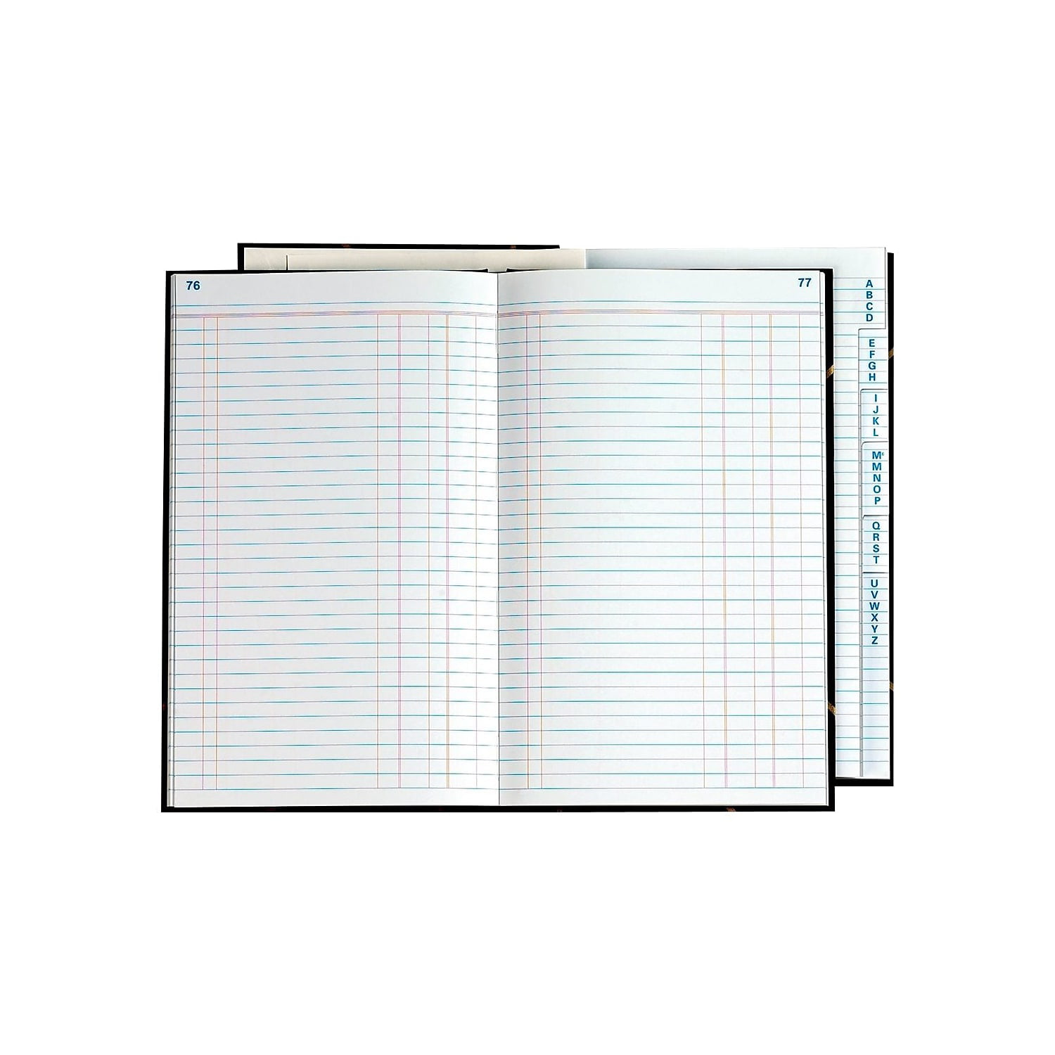 Sold as 1 Each Account Book,S.E Ledger-Ruled,150 Pages,11-3/4x7-1/4,Blue 