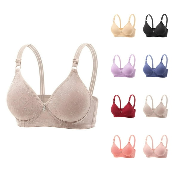 Women's Seamless Comfort Bra Soft Cup Wireless Support Everyday T Shirt Underwear Breathable Lightweight Women Bra
