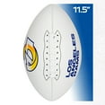 thumbnail image 2 of Franklin Sports NFL Los Angeles Rams Autograph Football - Official Size White Panel Souvenir Football for Autographs + Signatures - NFL Team Fan Shop Memorabilia Football for Display, 2 of 15