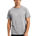 thumbnail image 3 of DIOAZUD Men's Raglan Short Sleeve Basic Tees Solid Color Lightweight Casual Summer Tops Crewneck T-Shirts for Daily Wear, 3 of 7