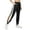 Black, variant on Womens Pants Casual Athletic Snap Button Pants Spring Fall With Side Button Loose Fit Cuffed Sweatpants Full Snap Track Pants