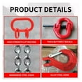 thumbnail image 3 of 3T 2M 4PCS Hook Chain Hoist Rantai Blok Penarik Blok Jatuh Chain Hoist, Hand Tools Mengangkat Rantai Dengan ,Easy to Setup, 3 of 6