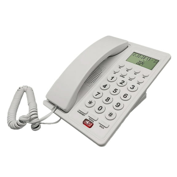 Fixed Landline Phone Desktop Telephone for Corporate Offices and Hospitality Caller Identification Energy Saving