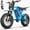 blue, variant on Bluvall 1300Wh Dual Hydraulic Brake Ebike for Adults -2500W Peak 52V Electric Bike 35 MPH,Up to 80 Miles,20" Fat Tire Full Suspension Electric Bicycle for Snow Off-Road Mountain E-Bike