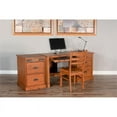 thumbnail image 2 of Sunny Designs Sedona 21" 2-drawer Traditional Wood File Cabinet in Rustic Oak, 2 of 9