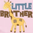 thumbnail image 2 of CafePress - Little Bro Giraffe Body Suit - Baby Light Bodysuit, Size Newborn - 24 Months, 2 of 4