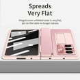 thumbnail image 5 of ELEHOLD Luxury Case for Samsung Galaxy Z Fold 7 , Rugged PC Shell with Built-in Screen Protector Hidden Kickstand Hinge Protection Support Wireless Charging Shockproof Full Body Case,Pink, 5 of 7