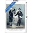 thumbnail image 3 of George Washington and Abraham Lincoln Shaking Hands Wall Poster, 22.375" x 34", 3 of 5