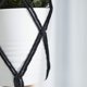 thumbnail image 3 of Colgadores de macramé para plantas, cesta colgante para interior y exterior, 2 uds., 3 of 4