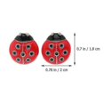 thumbnail image 2 of Pendientes Shaofei con forma de mariquita Código de modelo 3273, 2 of 3
