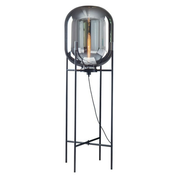 Bethel Du113smk One Light Matte Black Floor Lamp Com Light Matte Black Floor Lamp, Matte Black Modern Floor Lamp