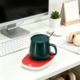 thumbnail image 5 of Thermal Cup Pad Constant Temperature Heating Mat for Milk Tea Coffee Mug Desk and Office, 5 of 6