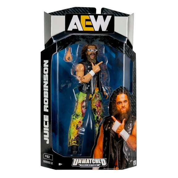 Juice Robinson - AEW Unmatched Series 12 Jazwares AEW Toy Wrestling Action Figure