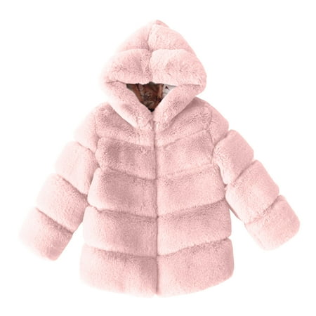 

EHQJNJ Cute Jackets for Women Trendy Winter Toddler Girls Jacket Fall Winter Toddler Kids Collar Soild Jackets Warm Hooded Woolen Jacket Coats Toddler Jackets Girls 7-8 Years