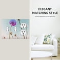 thumbnail image 5 of Dandelion Switch Cover Decorative Wall Plate 3-Gang 2-Toggle 1-Duplex Standard Size, 5 of 5