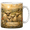 Ceramic Mug, variant on Lotusprint LLC Personalized Sheep Family Farmhouse 2D Print Flat Ceramic Mug, Farm Animal Mug