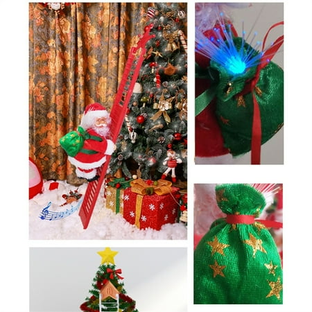 

Handheld Games for Toddlers Age 2-3 Hand Sensory 120 Chart Math LED Christmas Decoration Santa Climbing Hanging Xmas Toys 2pcs