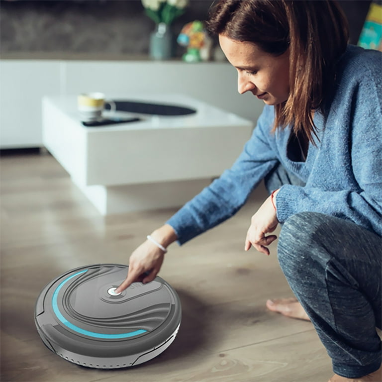 håndjern udendørs værst Robot Vacuum Cleaner with Powerful Suction Battery Operated Smart Vacuum  Cleaner Mini Auto Vacuum Hair Dust Remover Deep Cleaning for Carpets Pet  Hair - Walmart.com