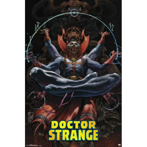 Marvel Comics - Doctor Strange - Meditating Wall Poster, 22.375" x 34"