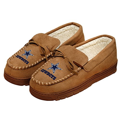 cowboys moccasin slippers