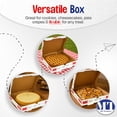 thumbnail image 6 of MT Products White and Red B-Flute Pizza Boxes 18" x 18" x 2" - Pack of 10, 6 of 7
