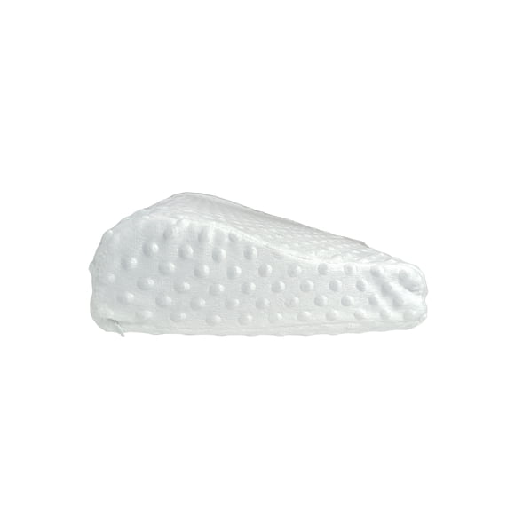 Almohada Cervical para descanso Lunics® Tela Minky Color Blanco