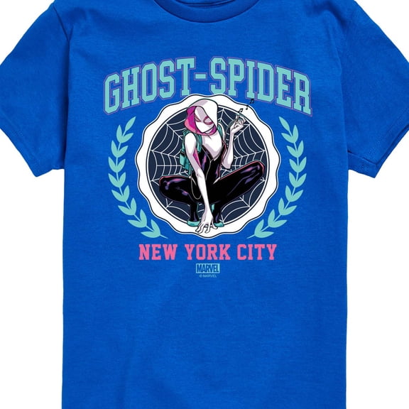 Marvel - Ghost Spider Collegiate - Youth Boys Short Sleeve Graphic T-Shirt