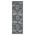 thumbnail image 2 of CAROMIO 2'x 6' Floral Vintage Runner for Hallways Ultra-Thin Soft Rug for Bathroom Laundry,Dark Gray, 2 of 7