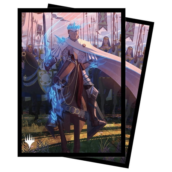 Wilds of Eldraine Will, Scion of Peace (Borderless) Standard Deck Protector Sleeves (100ct) for Magic: The Gathering