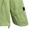 thumbnail image 6 of Mens Rain Jackets Big & Tall M-5X Plus Size Waterproof Raincoats with Pockets and Hoodie Long Sleeve Zip Up Solid Color Going-Out Hiking Jacket, 6 of 7