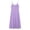 Purple, variant on ClodeEU Women's Spaghetti Strap Sleeveless Midi Dress,Casual A-Line Slip Dress Black,Women's Plus L