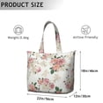 thumbnail image 5 of Flower Women's Large Weekend Travel Bag Moving Canvas Handbag Thick Double Layer Beach Weekend Travel Unisex Hospital Maternity Delivery with Toiletry Waterproof, 5 of 5