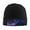 Black, variant on Space Galaxy Winter Beanie Hats for Men Women Warm Cozy Knitted Cuffed Skull Cap Navy Blue