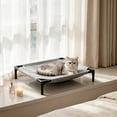 thumbnail image 5 of Elevated Pet Cot, Portable Folding Bed with Sturdy Support Frame, Cooling Lounge for Small Breeds All Seasons Light Gray, 5 of 5