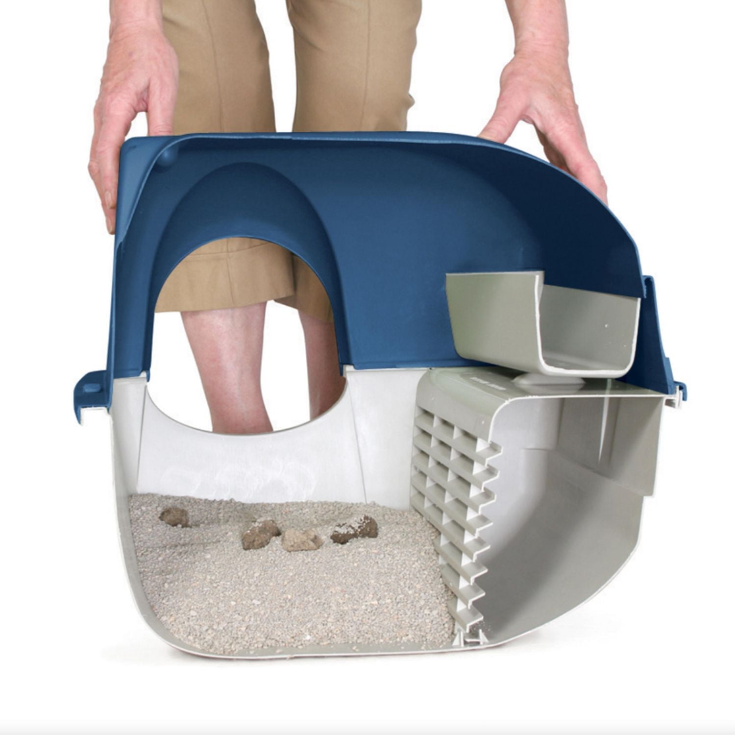 Premium Roll 'n Clean Self Cleaning Litter Box regular size