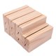 thumbnail image 1 of 20 piezas de portatarjetas de madera, portanúmeros de mesa de madera, soporte para notas, soporte para mensajes de escritorio, 1 of 5