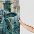 thumbnail image 3 of Orinice   Sea Turtle Shower Curtain Sets,Bathroom Sets with Shower Curtain, Toilet Lid Rug, Contour Mat and Bath Mat, Shower Curtain with 12 Hooks for Bathroom Set Decor, 36x72, 3 of 7