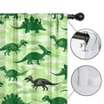thumbnail image 4 of Blackout Kids Curtains,Green Cartoon Dinosaurs Camouflage Pattern Childrens Insulated Curtains Set Of 2,Bedroom Essentials,Toddler Room Decor 52"x84", 4 of 5