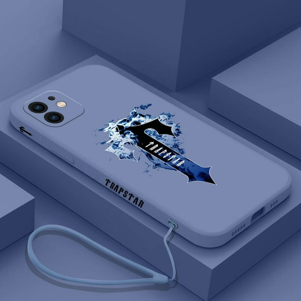 Trapstar-funda de silicona con correa de mano para teléfono móvil, carcasa moderna para iPhone 14, 13, 12, 11 Pro Max, Mini, X, XR, XS MAX, SE20, 8, 7 Plus, 6S Plus Fivean unisex