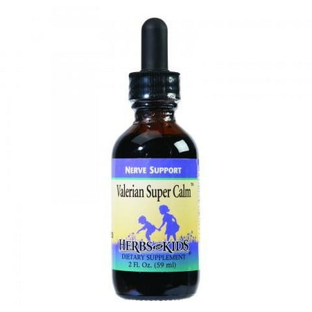 Herbs For Kids Valerian Super Calm - 2Ounce (Best Herbs For Ed)