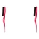 thumbnail image 2 of Qarigey Peine para el cabello, cerdas de jabalí antiestáticas, diseño ergonómico, cepillo para el cabello, masajeador del cuero cabelludo, plastico rojo 2Conjunto, 2 of 6
