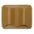 thumbnail image 1 of Top Grain Leather Pen Holder For Notebook Handmade Horse Leather Pen Loop With Stainless Steel Clip, 1 of 4