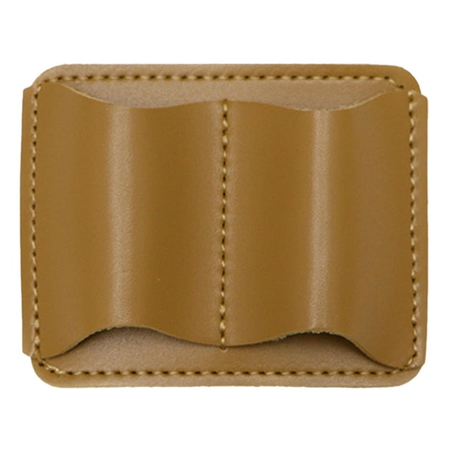 Top Grain Leather Pen Holder For Notebook Handmade Horse Leather Pen Loop With Stainless Steel Clip