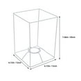 thumbnail image 3 of Shisuyan DIY Table Lamp Lampshade Holder Frame Rustic Lamp Shade Ring Vintage Pendant Light Fixture Guard Lampshade Replacement Accessories, 3 of 9